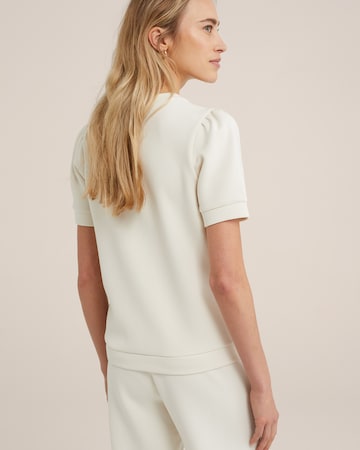 WE Fashion Μπλούζα φούτερ σε λευκό