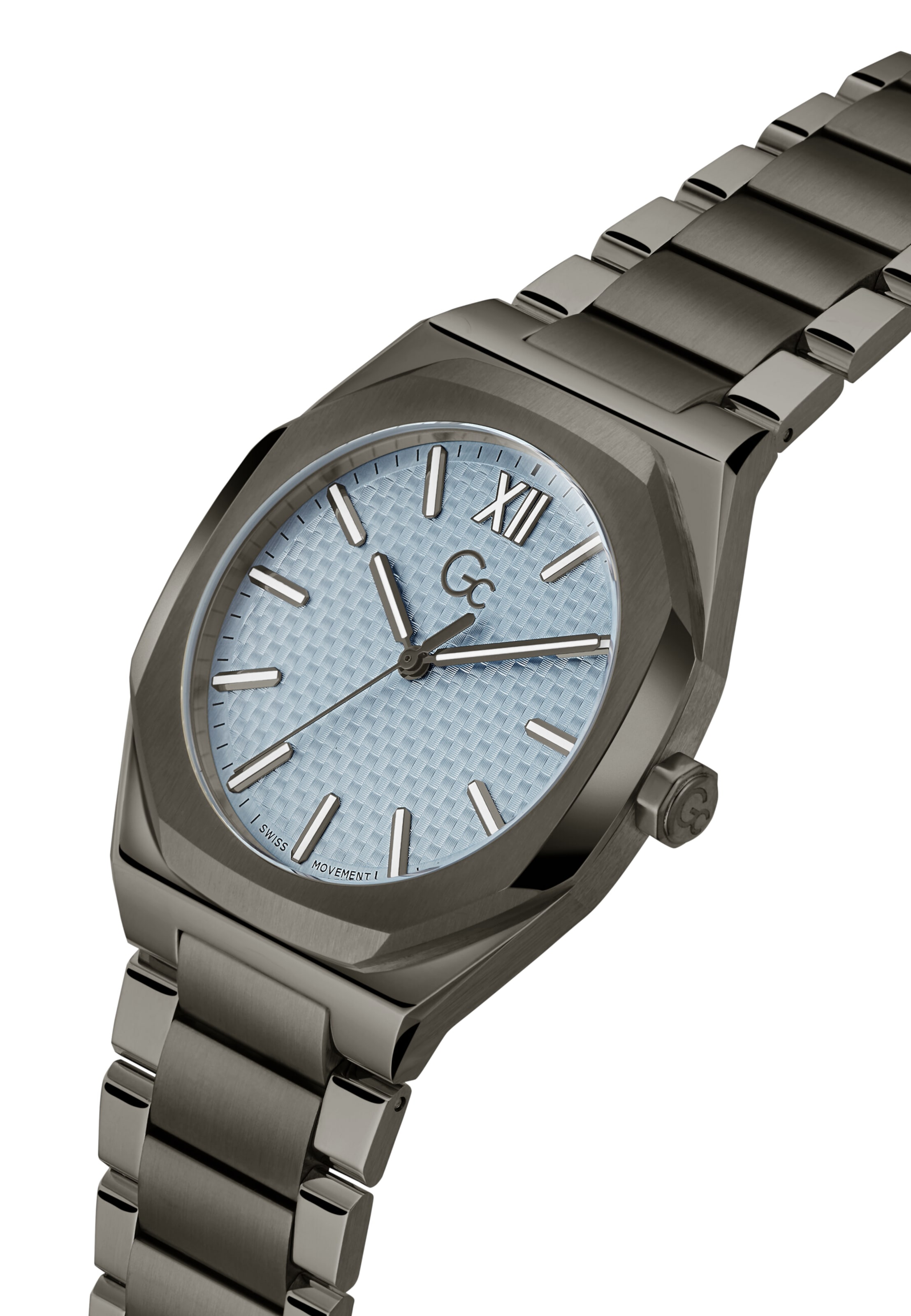 Gc Analogt ur 'Coussin Sleek' i sølv