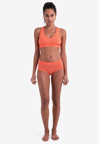 ICEBREAKER Bustier Sport-BH 'Sprite' in Orange