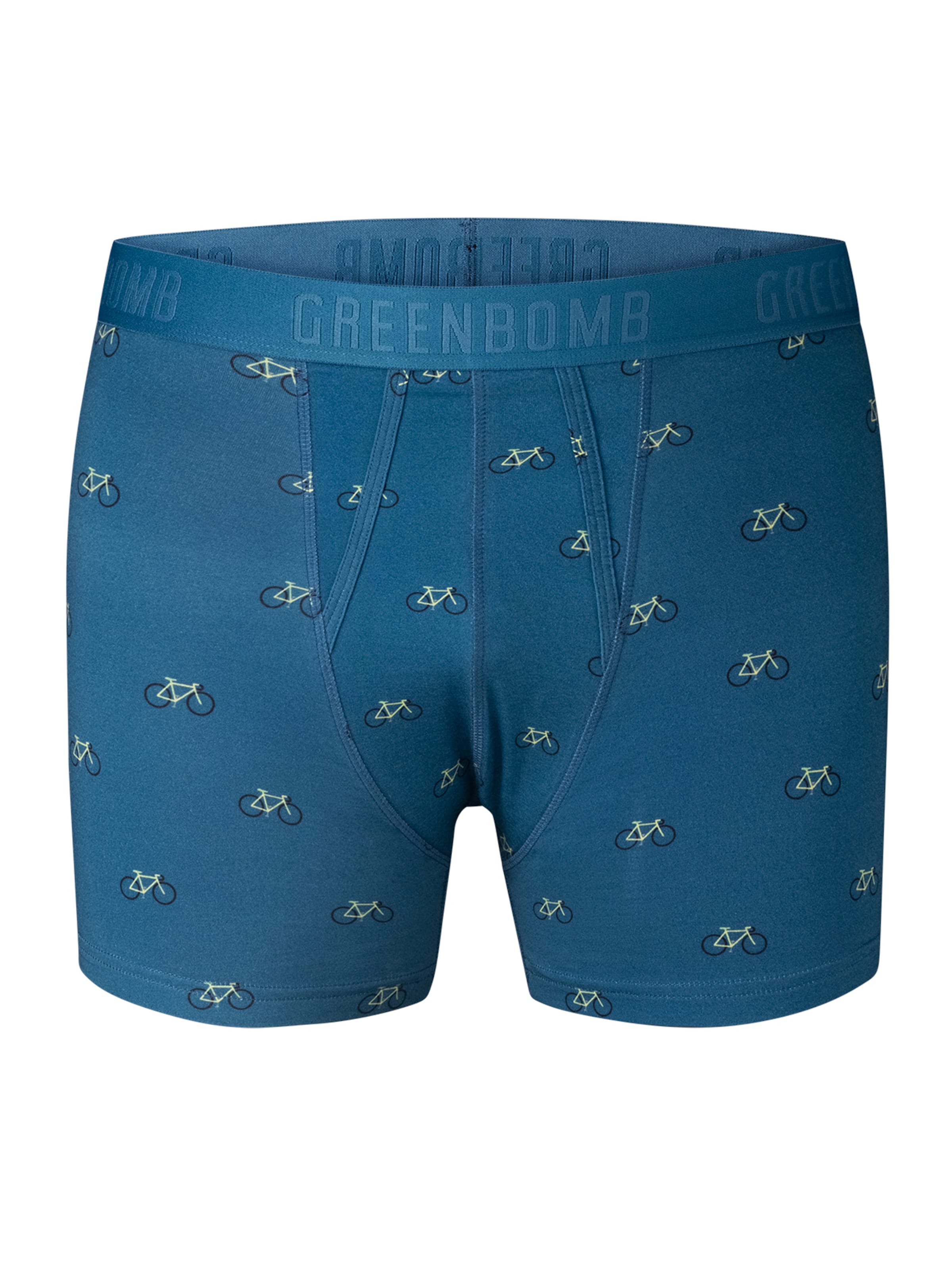 GREENBOMB Boxershorts 'Bike Vintage Small 2' in Blau: Vorderseite