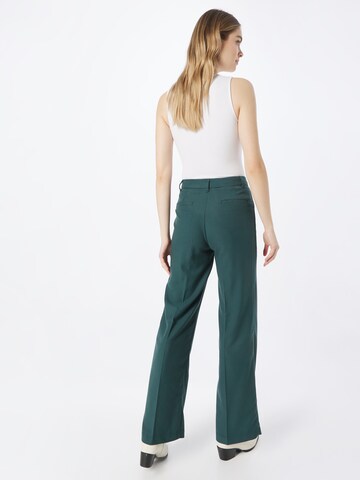 Monki Regular Trousers with creases in Green