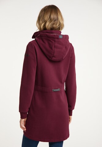 Schmuddelwedda Zip-Up Hoodie in Red