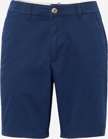 Regular Pantaloni eleganți de la HOLLISTER pe albastru: față