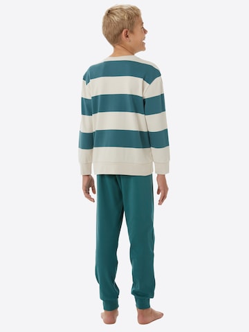 Pyjama ' Nightwear ' SCHIESSER en vert : devant