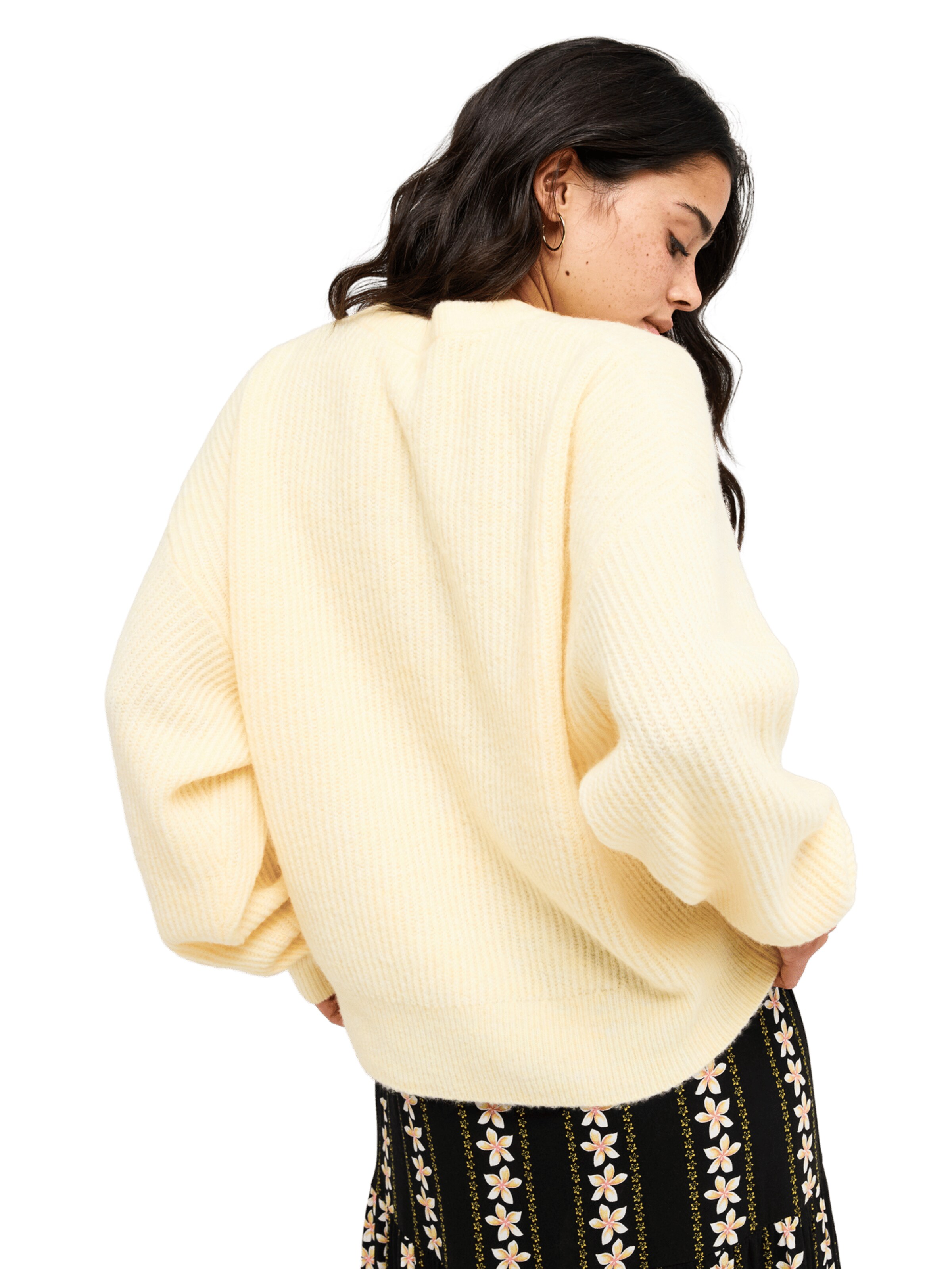 ROXY Pulover 'Loomed Horizon' | rumena barva