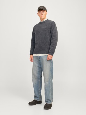 JACK & JONES Pullover in Grau