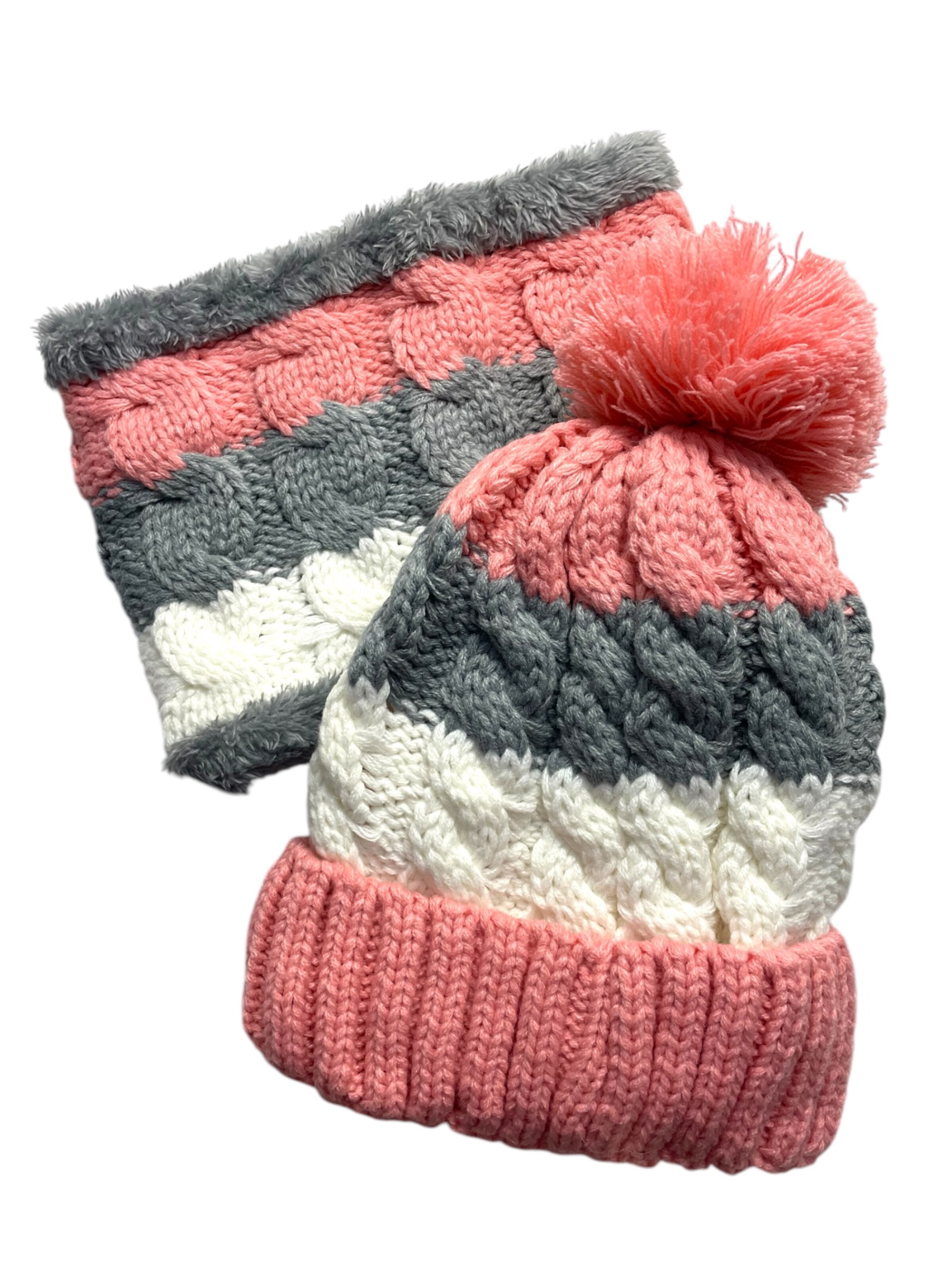 Kumixi Mütze 'Set: Mütze & Loop Schal'‌‌‌‌‌‌ in apricot, Produktansicht