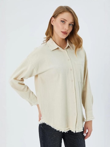 MixRay - Blusa em bege: frente