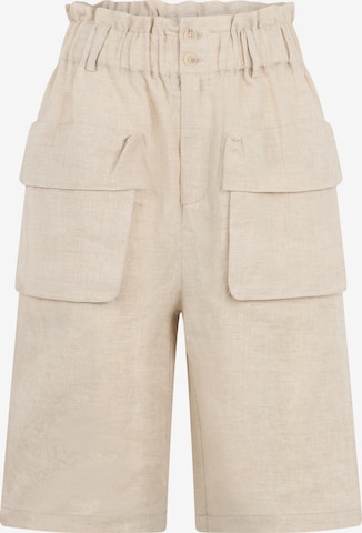 APART Wide Leg Bermuda in Beige: Vorderseite