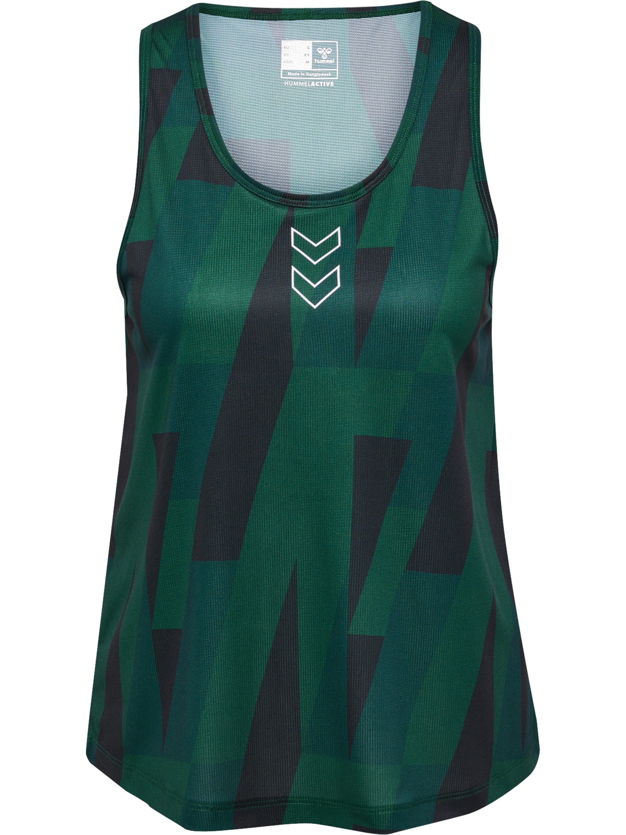 Hummel Sports top 'COURT AOP' in Green: front