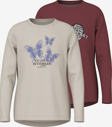 NAME IT Shirt 'NKFVIX' in Grau: Vorderseite