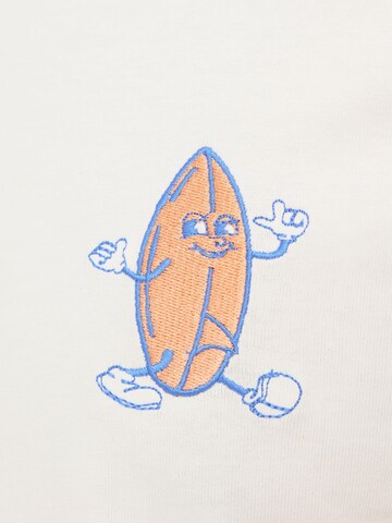 BLEND Rundhalsshirt ' BHSun ' in Weiß