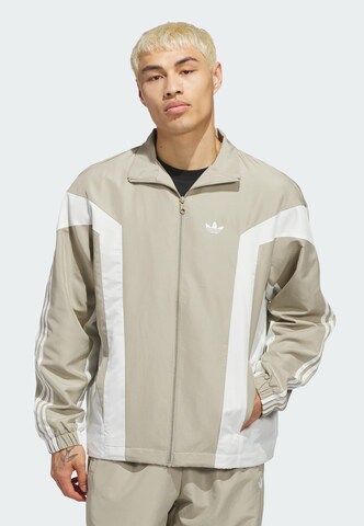 Veste mi-saison ADIDAS ORIGINALS en marron : devant