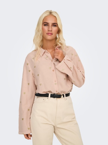 ONLY Blus i rosa