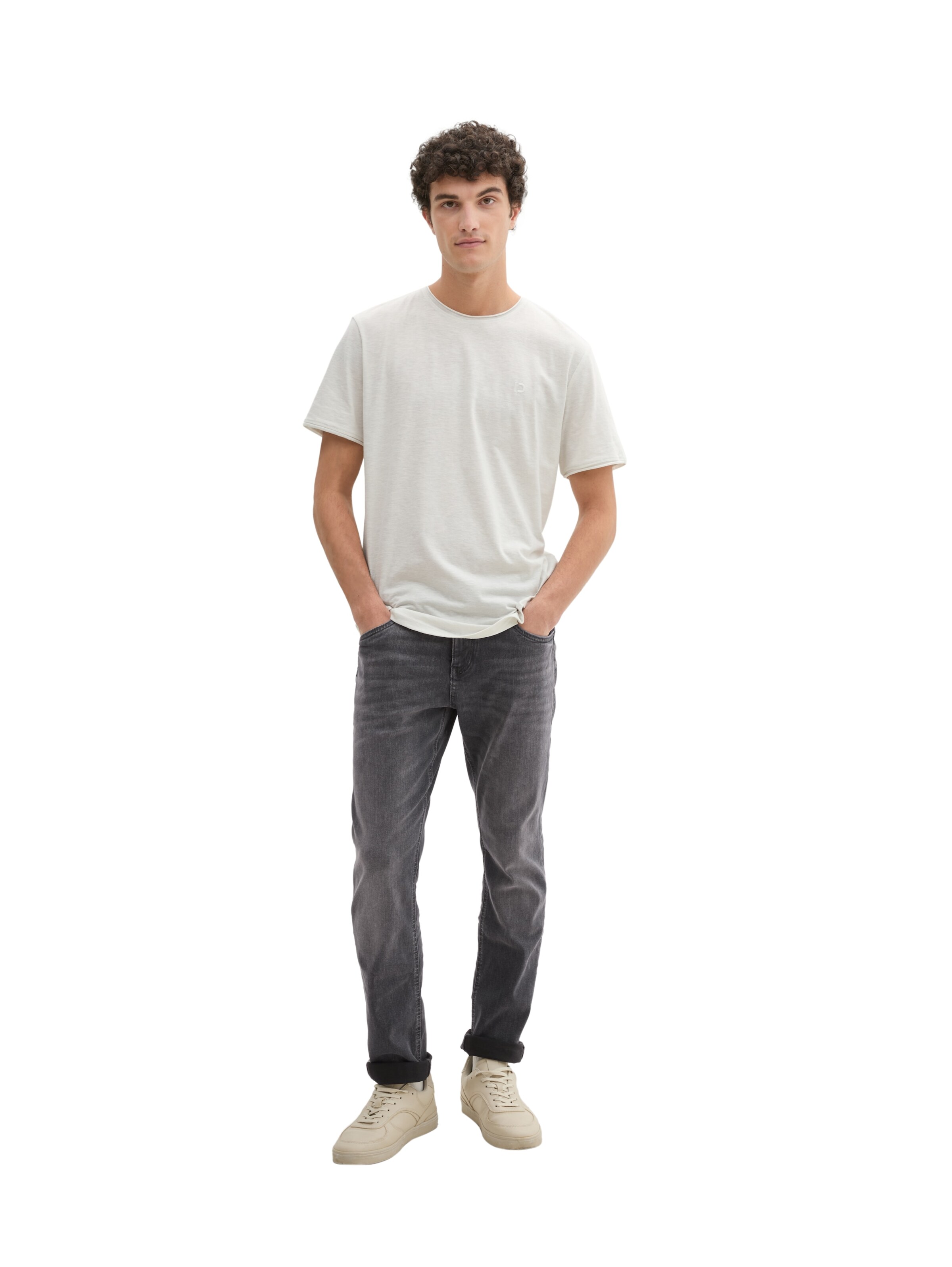 TOM TAILOR DENIM Regular Jeans 'Aedan' in Grau