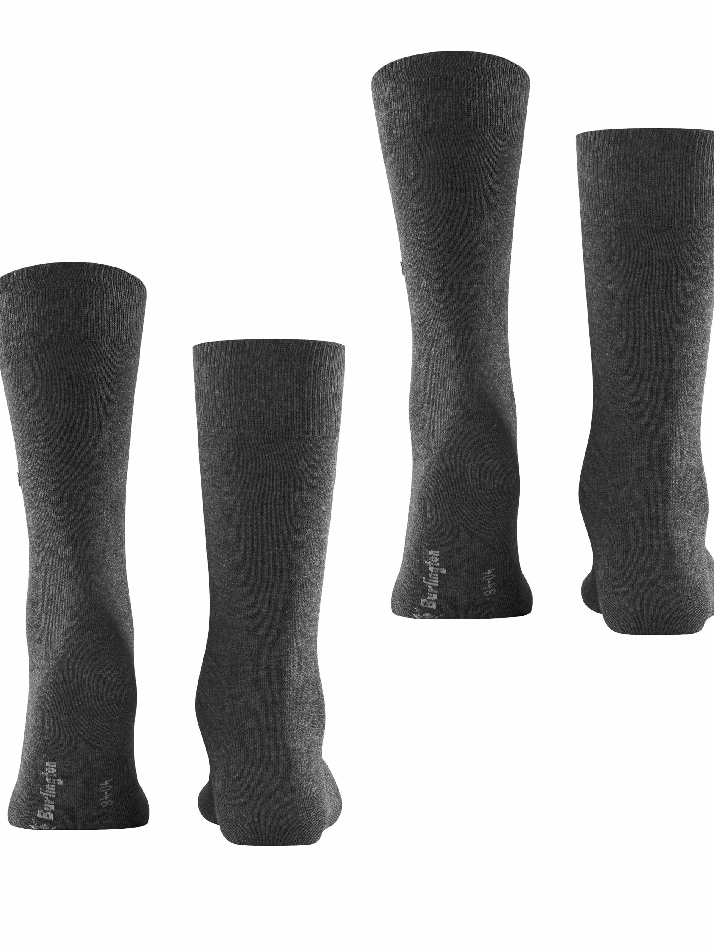 BURLINGTON Socks 'Everyday 2-Pack' in Grey