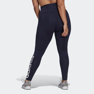 ADIDAS SPORTSWEAR Skinny Legginsy 'Essentials High-Waisted Logo ' w kolorze niebieski
