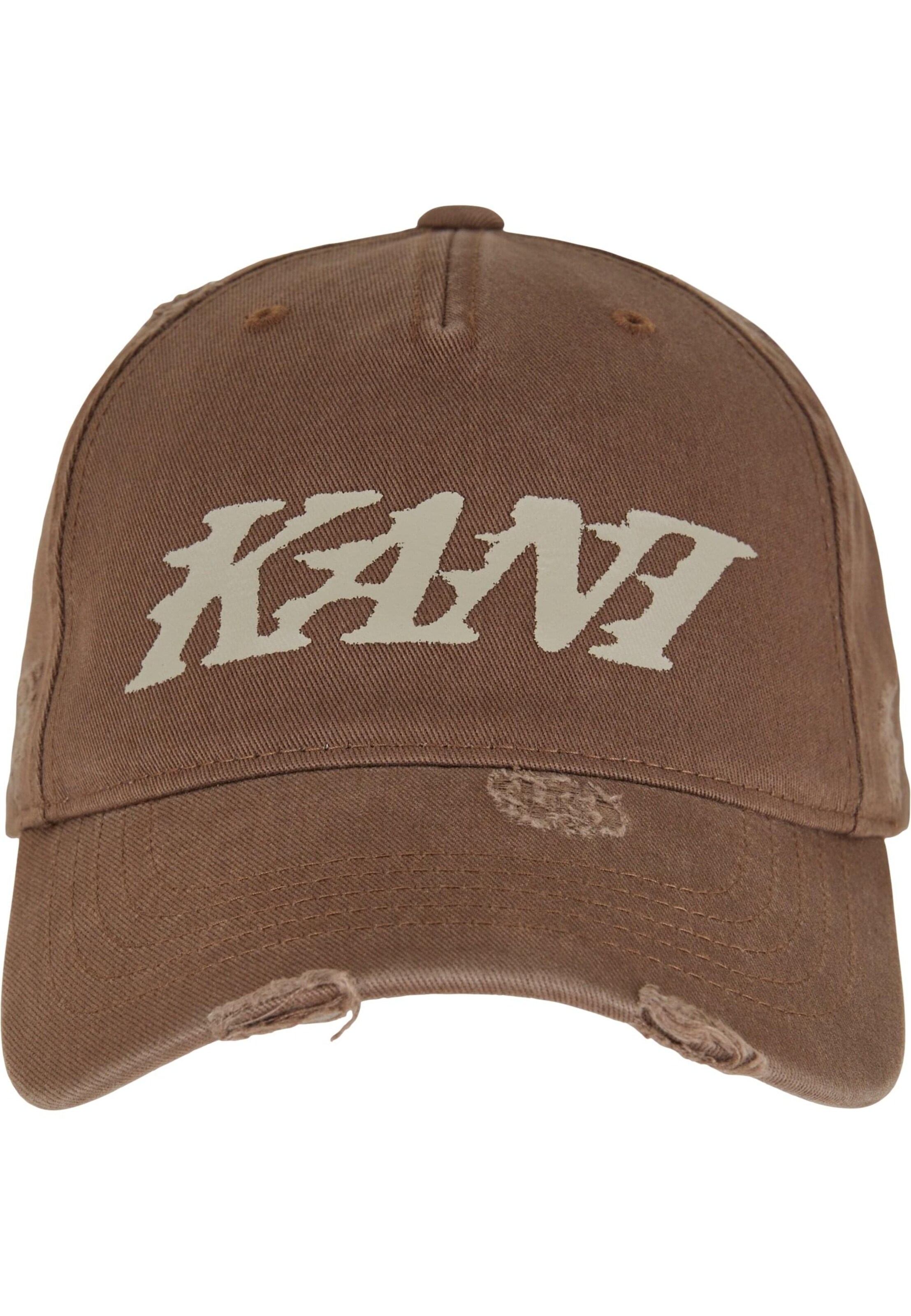 Casquette Karl Kani en marron : devant