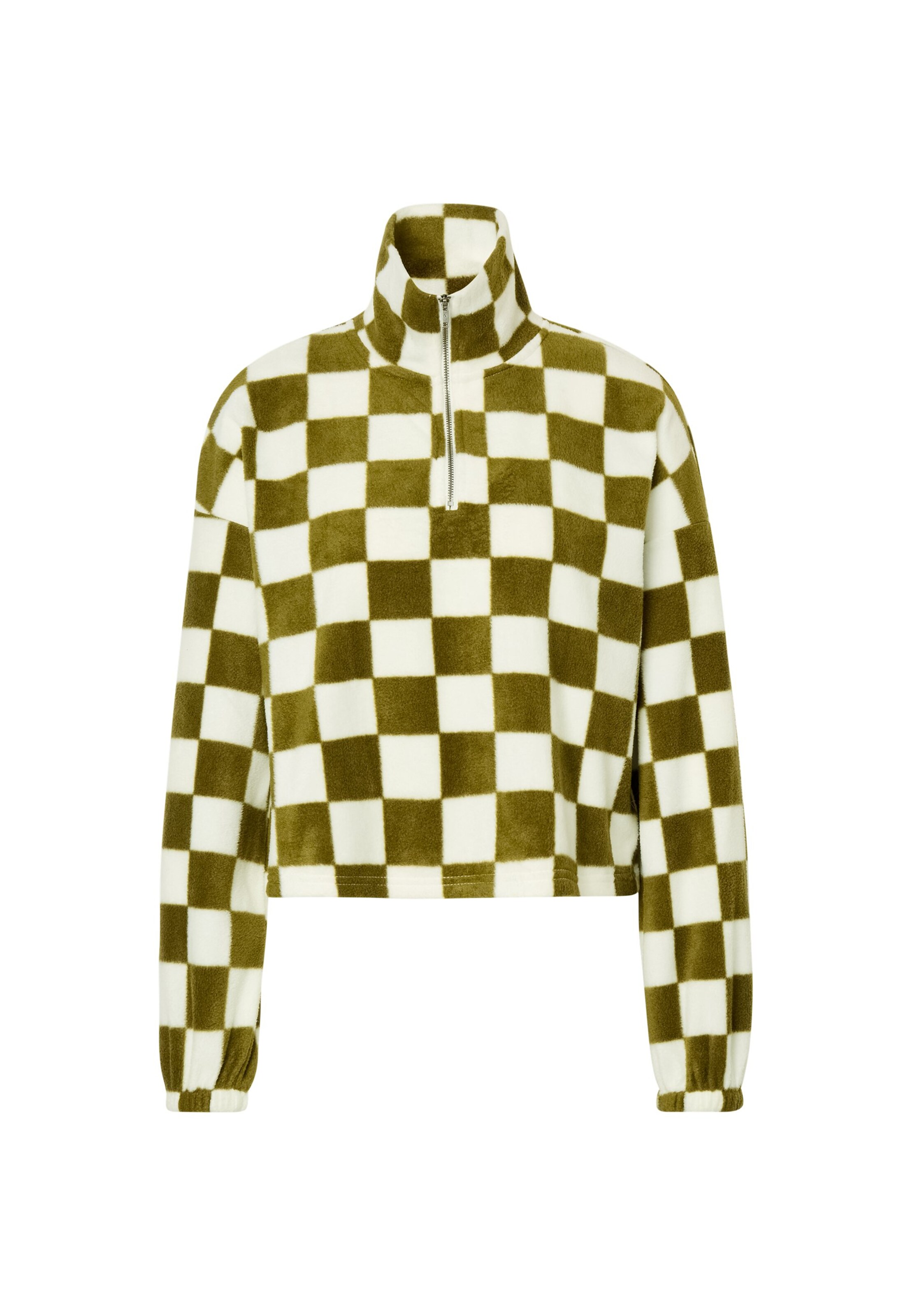 Noisy may Pullover 'NMFLECI' in XS in grün / weiß, Produktansicht