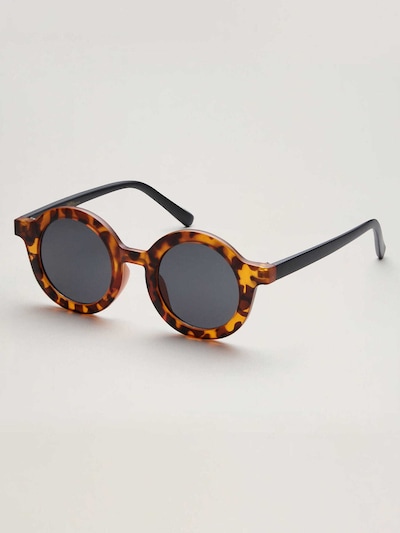BabyMocs Lunettes de soleil en marron / cognac / noir, Vue avec produit
