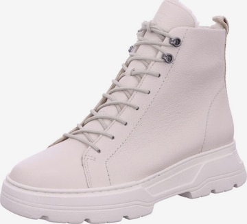 Bottes à lacets 'Stiefelette Damen 5497-048 Echtleder in beige' Paul Green en beige : devant