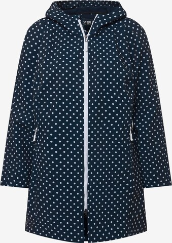 Ulla Popken Between-Season Jacket in Blue: front