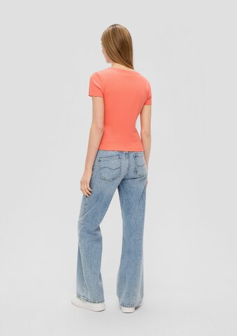 QS T-Shirt in Orange: Rückseite