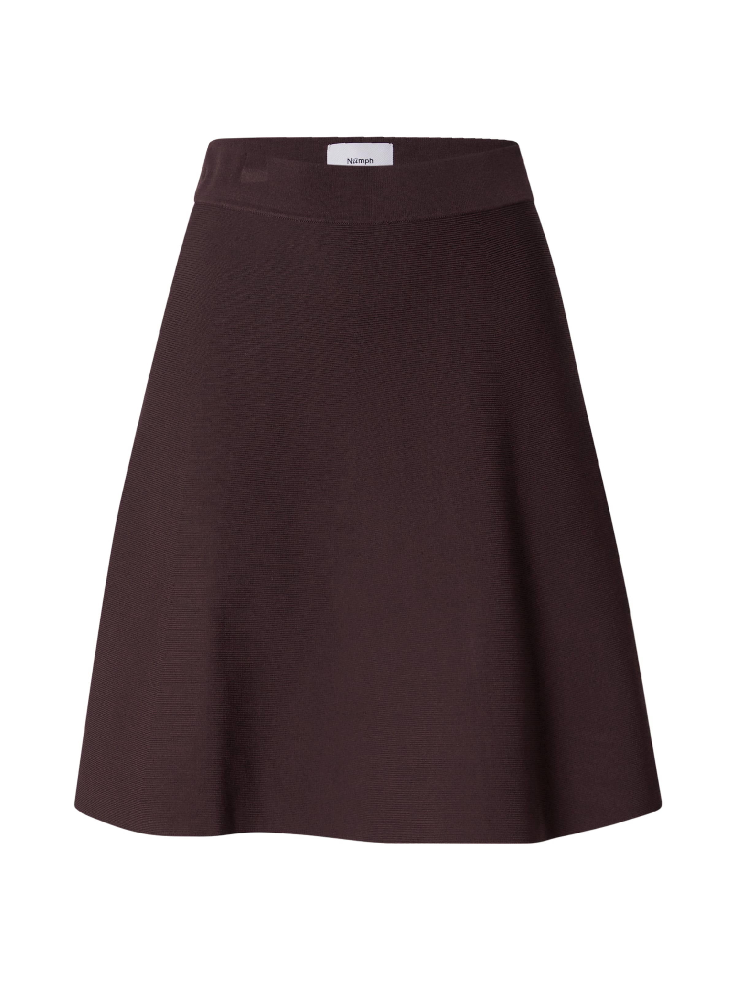 NÜMPH - Falda 'Nulilypilly' en marrón: frente