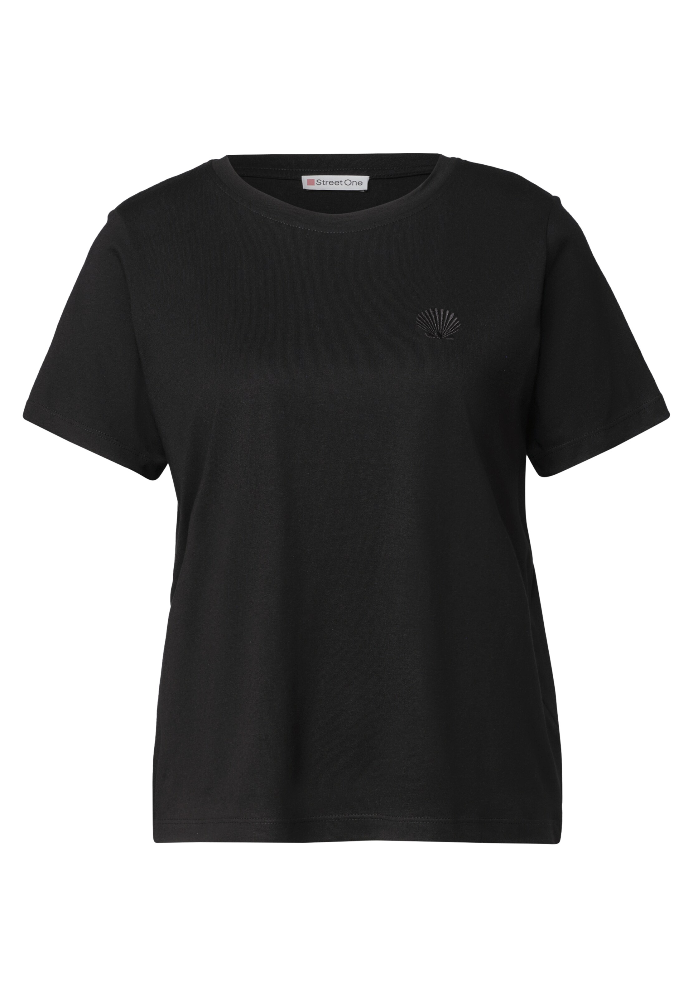 STREET ONE T-Shirt in Schwarz: Vorderseite