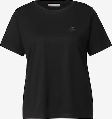 STREET ONE T-Shirt in Schwarz: Vorderseite