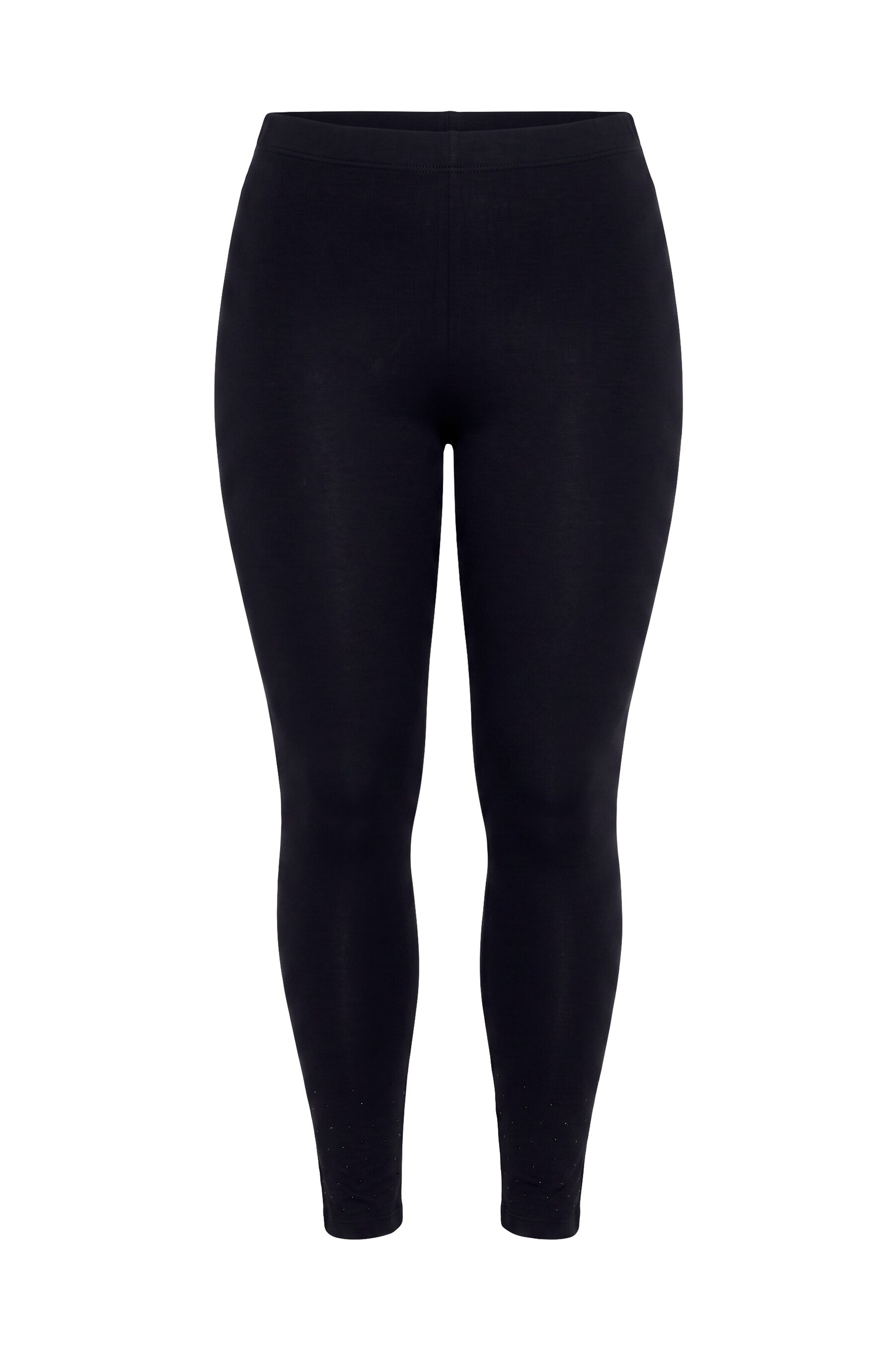 MIAMODA Regular Leggings in Zwart: voorkant