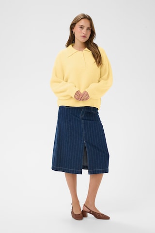 SAINT TROPEZ Sweater 'Ottoline' in Yellow