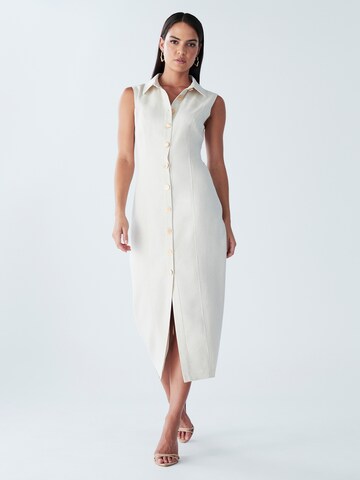 BWLDR Dress 'Stassi' in Beige: front
