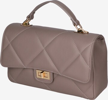 Borsa a mano di Gave Lux in grigio: frontale