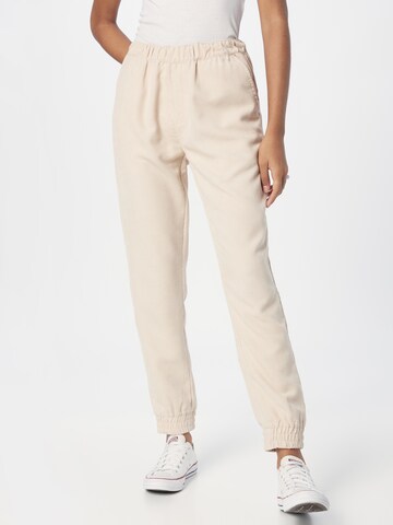 Effilé Pantalon 'Civic' Iriedaily en beige : devant