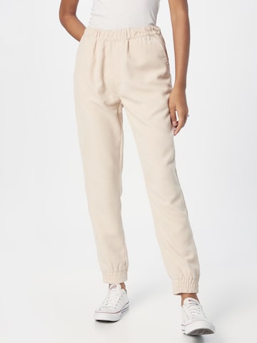 Iriedaily Tapered Trousers 'Civic' in Beige: front