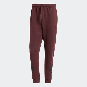 ADIDAS SPORTSWEARSportske hlače 'FI' - crvena boja: prednji dio