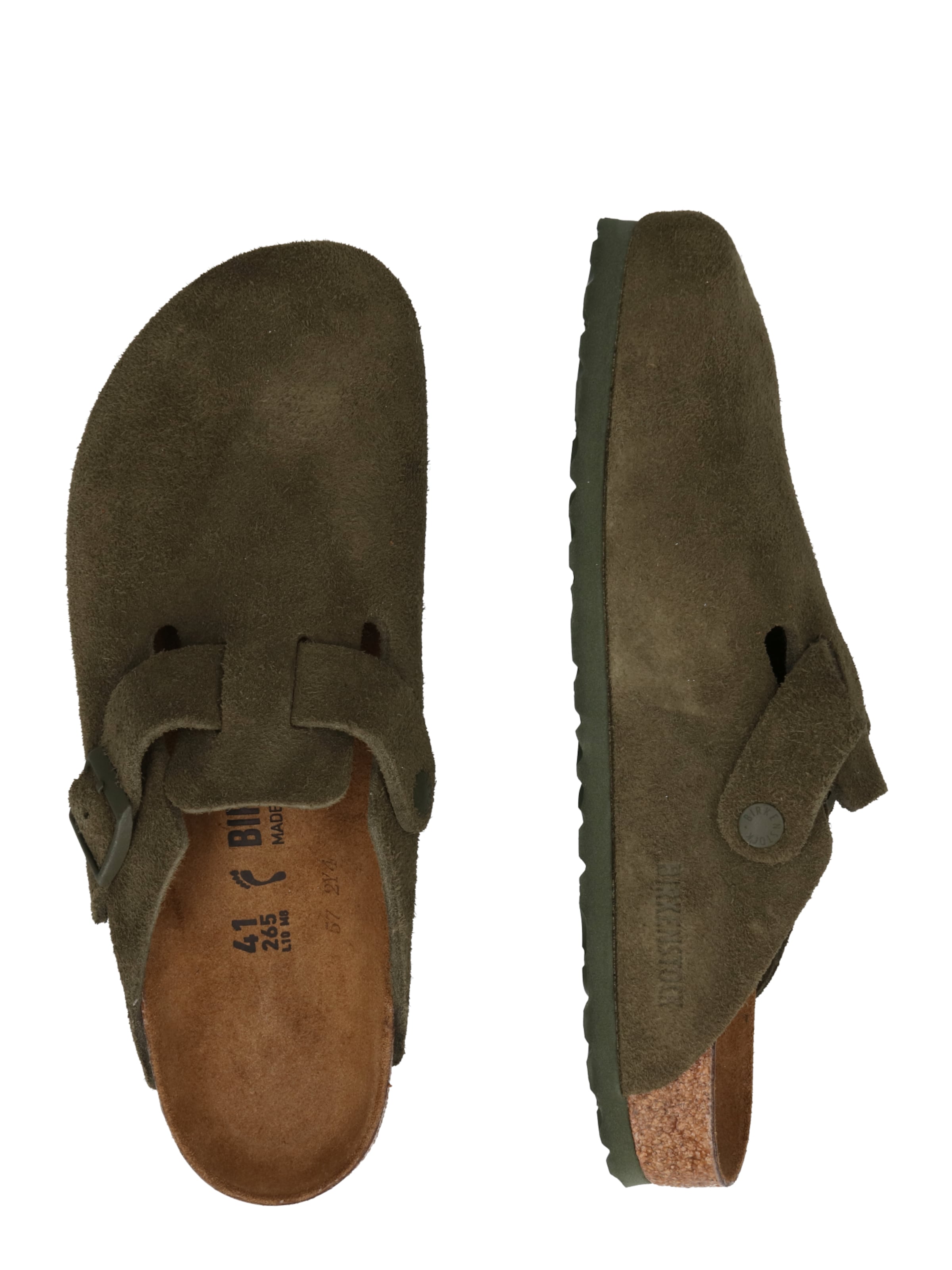 BIRKENSTOCK Mule 'Boston' in Green