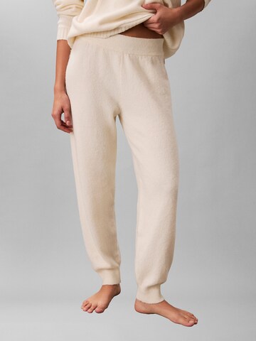 Calvin Klein Pyjamahose in Beige: Vorderseite