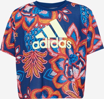 ADIDAS SPORTSWEAR Функционална тениска 'Farm Rio Graphics ' в пъстро: отпред