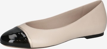 CAPRICE Ballet Flats in Beige: front