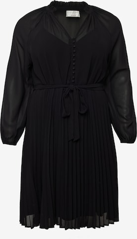 Guido Maria Kretschmer Curvy Shirt dress 'Jenny' in Black: front