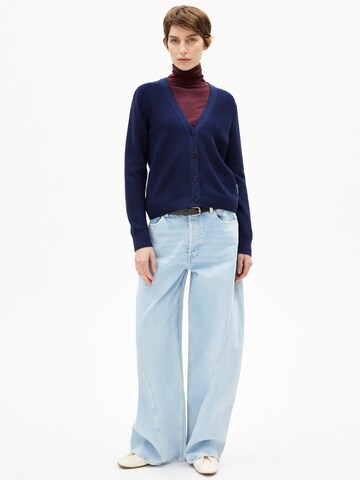 ARMEDANGELS Knit cardigan 'MENAAL LINKS' in Blue