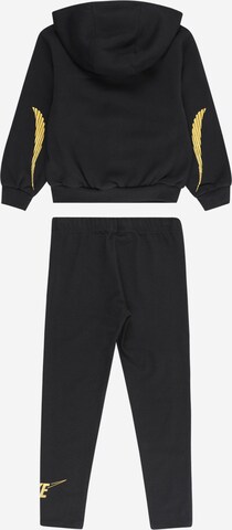 Black and gold nike sweatsuit hotsell