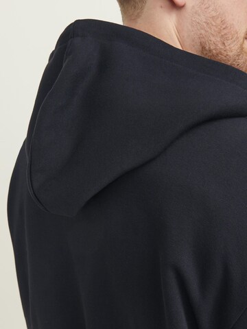 Jack & Jones Plus Zip-Up Hoodie 'Bradley' in Black