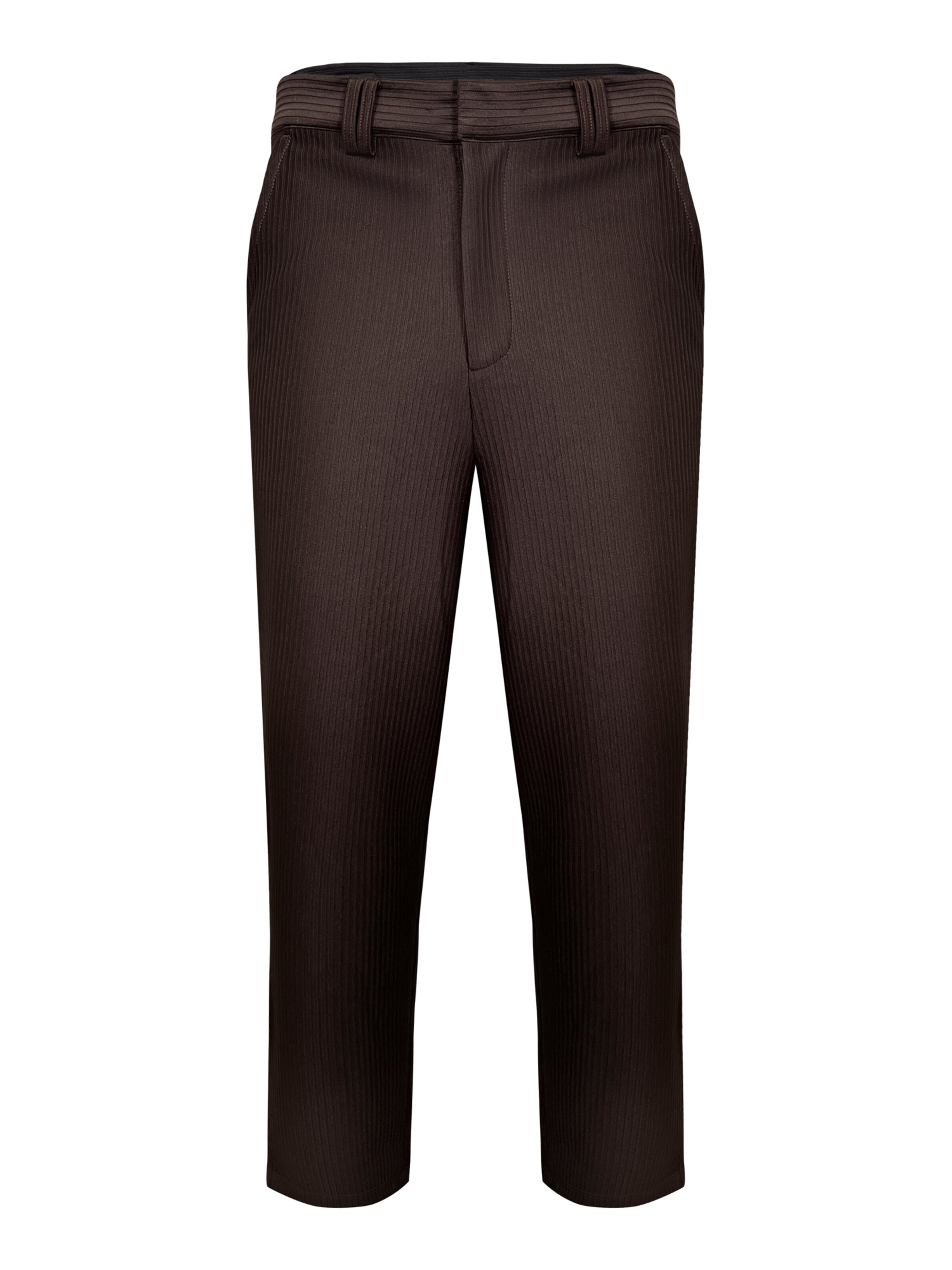 regular Pantaloni di SikSilk in marrone: frontale