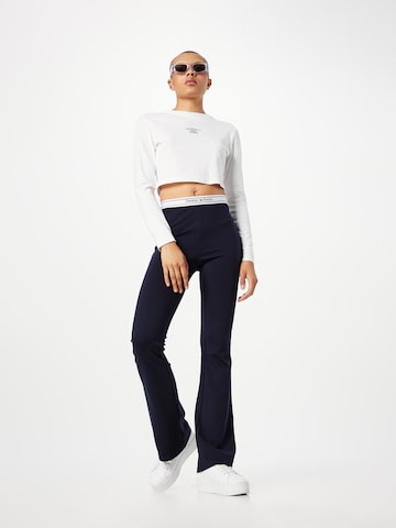 Evazați Leggings de la Tommy Jeans pe albastru