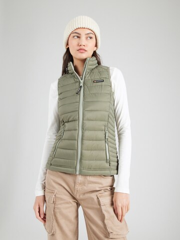 Gilet 'Fuji Lite' Superdry en vert : devant