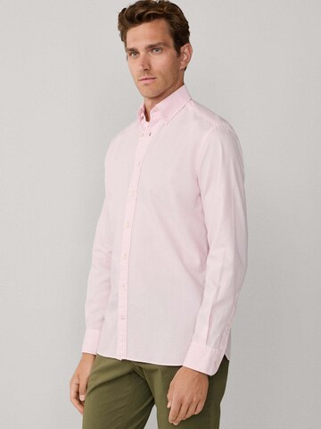 Hackett London Regular Fit Hemd 'Ess' in Pink