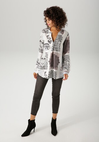Aniston CASUAL Bluse in Weiß